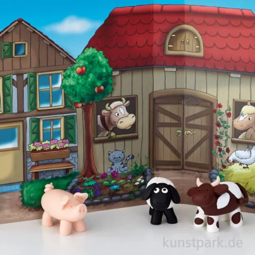 Artikelbild 2 des Artikels “FIMO Kids Form & Play - Farm, 4 x 42 g + Zubehör “