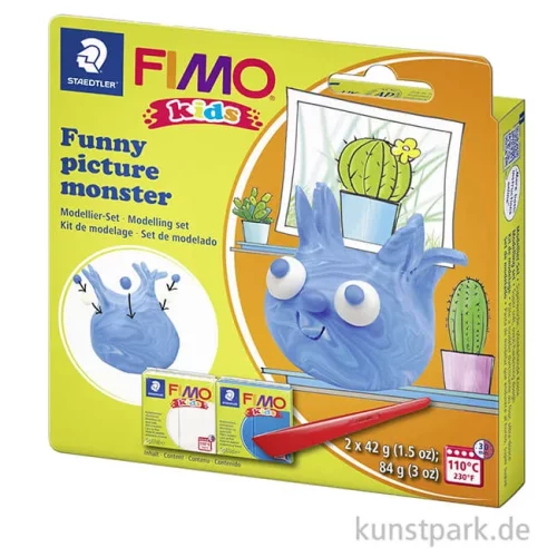 Artikelbild 2 des Artikels “FIMO Kids Modellierset - Funny Monster, 2 x 42 g + Zubehör “