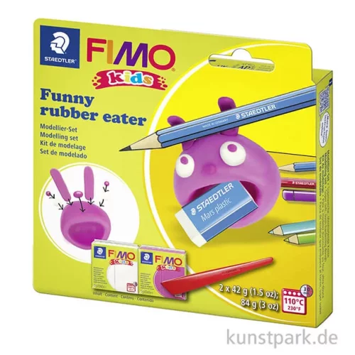 Artikelbild 2 des Artikels “FIMO Kids Modellierset - Funny Rubber Eater, 2 x 42 g + Zubehör “
