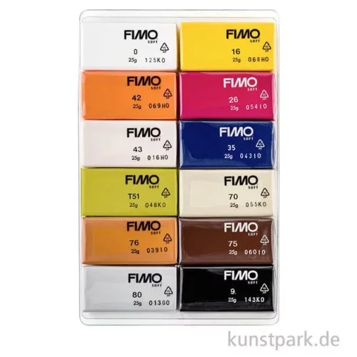 Artikelbild 2 des Artikels “FIMO soft Modelliermassen Set - Natural Colours, 12 x 25 g “