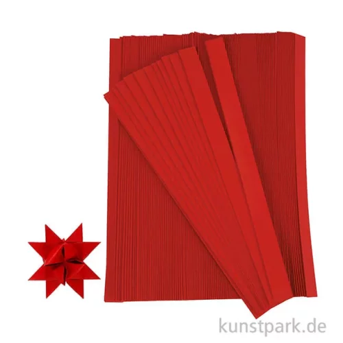 Artikelbild 2 des Artikels “Flechtstreifen für Fröbelsterne - Rot “