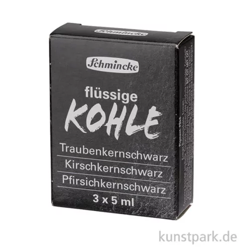 Artikelbild 2 des Artikels “Schmincke Flüssige Kohle, Kartonset mit 3 x 5 ml “