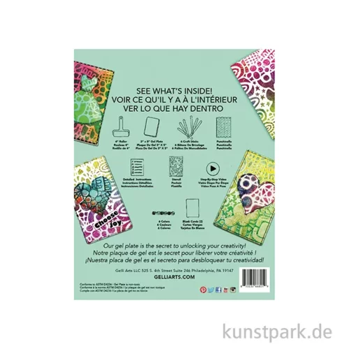 Artikelbild 2 des Artikels “Gelli Arts - Card Printing Set mit viel Zubehör “