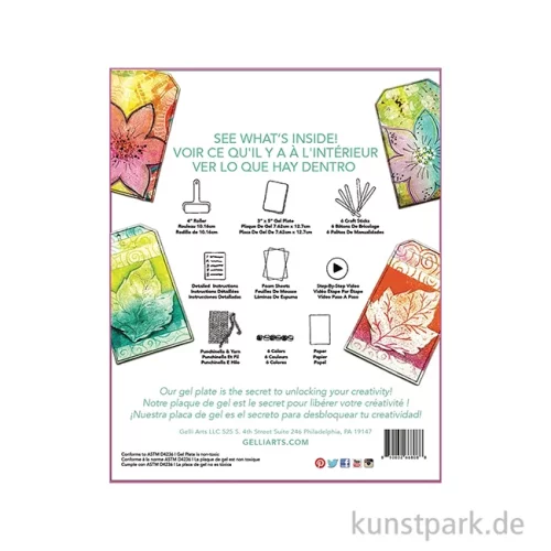 Artikelbild 2 des Artikels “Gelli Arts - Stamping Set mit viel Zubehör “