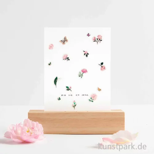 Artikelbild 2 des Artikels “Gelsticker - La Vie en Rose, 38 Aufkleber “