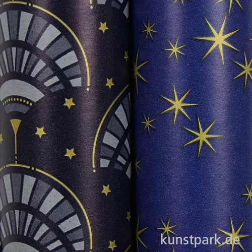 Artikelbild 2 des Artikels “Geschenkpapier Set mit Zubehör - Nachtigal, Blau “