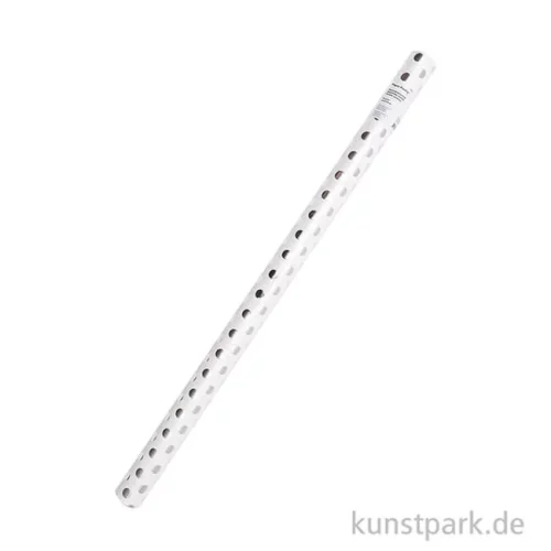 Artikelbild 2 des Artikels “Geschenkpapier - Weiß mit Silber Punkte, 200 x 70 cm “