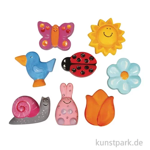 Artikelbild 2 des Artikels “Gießform - Frühlingsmotive, 8 Motive, 3 - 5 cm “