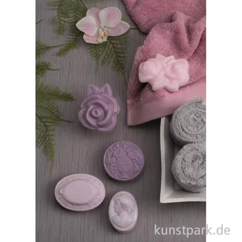 Artikelbild 2 des Artikels “Gießform - Ornamente + Rosen, 5 Motive, 24 x 35,5 cm “