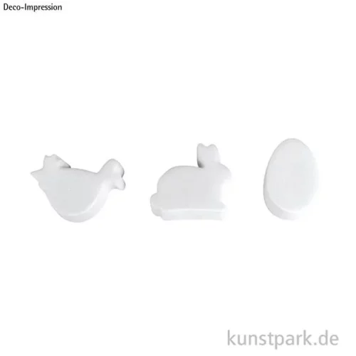 Artikelbild 2 des Artikels “Gießform Ostern - Huhn, Hase, Ei, Motivgröße 5-8 cm “