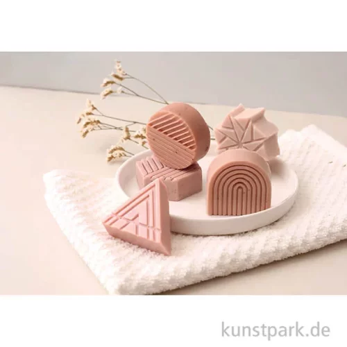 Artikelbild 2 des Artikels “Gießform - Seifen, 5 moderne Designs, 23 x 29 x 1,5 cm “