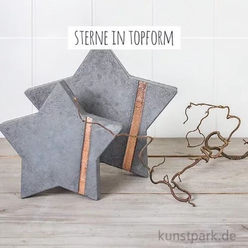 Artikelbild 2 des Artikels “Gießform - Stern mittel - 21,5 x 21,5 cm, Tiefe 4 cm “