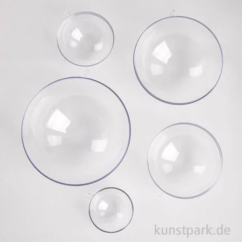 Artikelbild 2 des Artikels “Gießformen Set - Schalen L, 5 Halbkugeln, 6-14 cm Durchmesser “