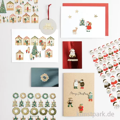 Artikelbild 2 des Artikels “Glanzbilder - Weihnachtskinder, 1 Bogen, 17 x 25 cm “