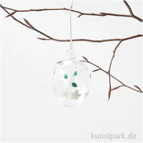 Artikelbild 2 des Artikels “Glas Ei - Erdbeerblüte “