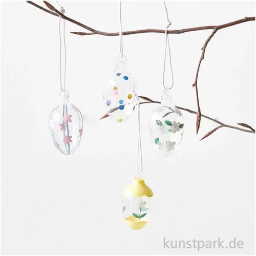 Artikelbild 2 des Artikels “Glas Eier Handbemalt, 4-teilig “