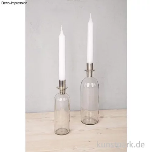 Artikelbild 2 des Artikels “Glasvase, 5,5 cm Durchmesser, Höhe 16 cm, Öffnung 1,8 cm, 225 ml “