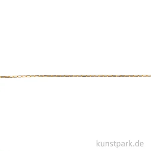 Artikelbild 2 des Artikels “Gliederkette Paperclip, Gold, 0,8 x 3 x 7 mm, Länge 80 cm “