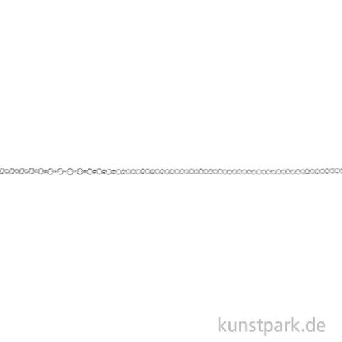 Artikelbild 2 des Artikels “Gliederkette Ringe, Silber, Ring ø 4 mm, Länge 80 cm “