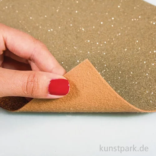 Artikelbild 2 des Artikels “Glitzer-Filz - Metallic, 5 Stück “