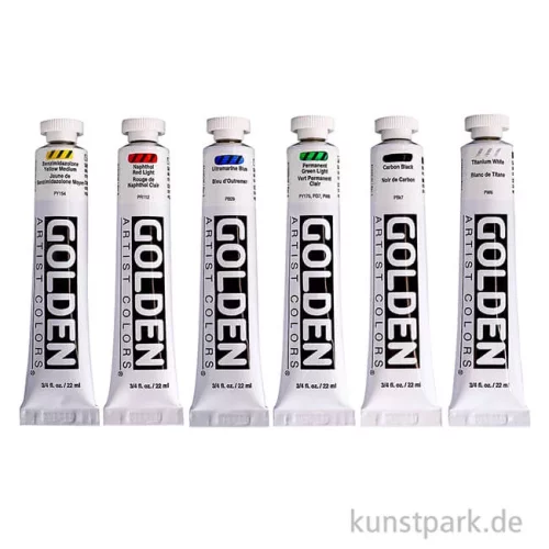 Artikelbild 2 des Artikels “GOLDEN Heavy Body Acryl - Intro Set, 6 x 22 ml “