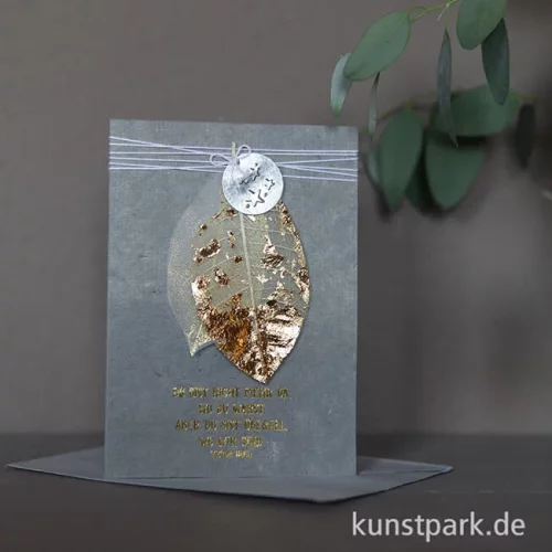 Artikelbild 2 des Artikels “Good old friends - Blätter Trauerkarte, Du bist nicht mehr “