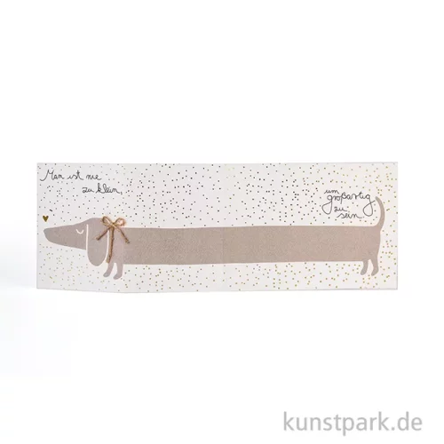 Artikelbild 2 des Artikels “Good old friends - Dackelkarte, Man ist nie zu klein “