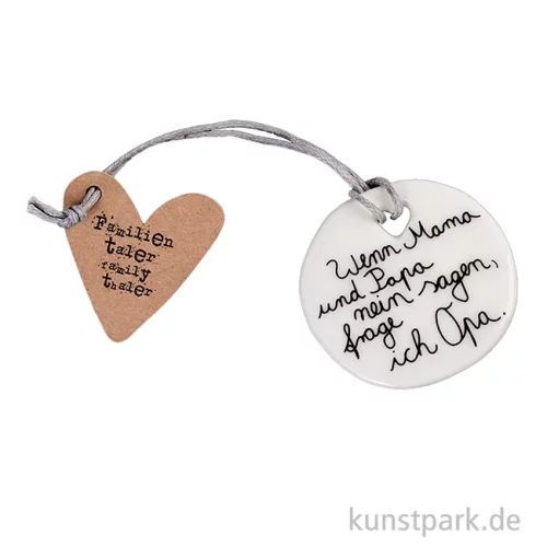 Artikelbild 2 des Artikels “Good old friends - Familientaler, Geschenkanhänger, Opa “