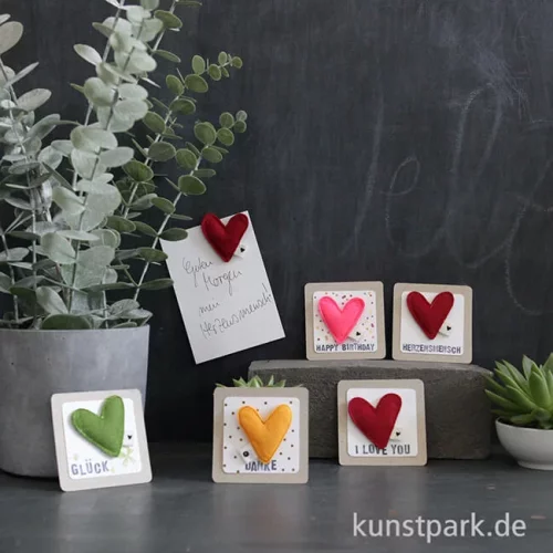 Artikelbild 2 des Artikels “Good old friends - Filzherzmagnet, Herzensmensch “