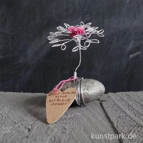 Artikelbild 2 des Artikels “Good old friends - Glücksblume, Stein Pink, Geburtstag “