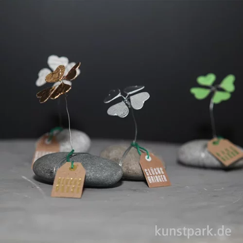 Artikelbild 2 des Artikels “Good old friends - Glücksklee Stein, Silber “