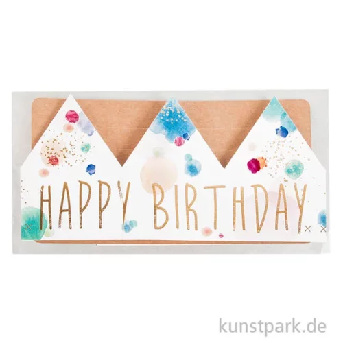 Artikelbild 2 des Artikels “Good old friends - Krönchenkarte, Happy Birthday “
