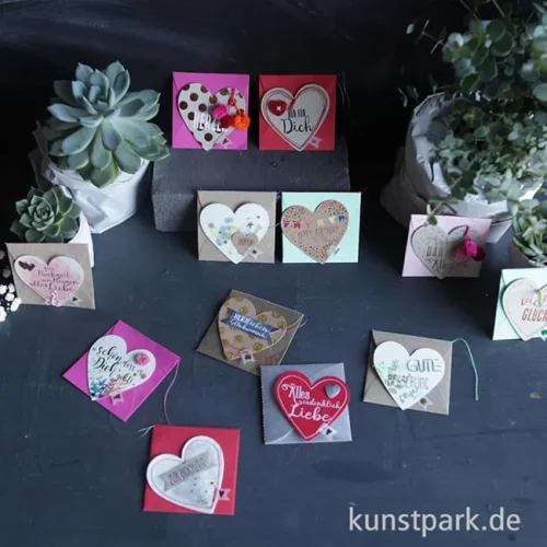 Artikelbild 2 des Artikels “Good old friends - Mini Herz Kärtchen, Alles Liebe “