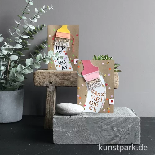 Artikelbild 2 des Artikels “Good old friends - Pinsel Karte, Ganz viel Glück “