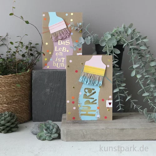 Artikelbild 2 des Artikels “Good old friends - Pinsel Karte, Hurra “