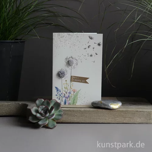 Artikelbild 2 des Artikels “Good old friends - PompPomkarte, Pusteblume, Have a wonderful day “