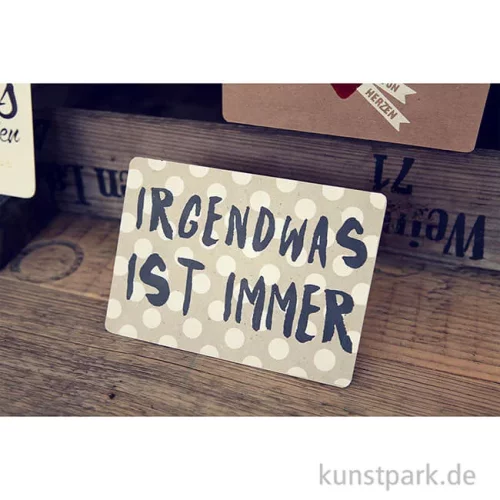 Artikelbild 2 des Artikels “Good old friends - Postkarten, Irgendwas ist immer “
