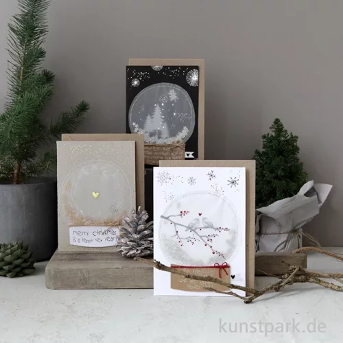 Artikelbild 2 des Artikels “Good old friends - Schneekugelkarte, Fee, Tannen “