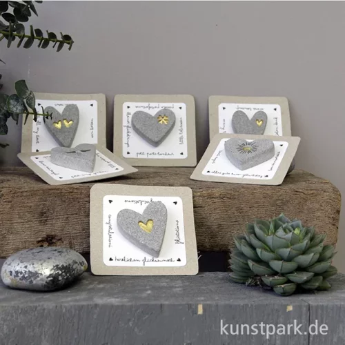 Artikelbild 2 des Artikels “Good old friends - Terrazzo Herzmagnet, Vielen lieben Dank “