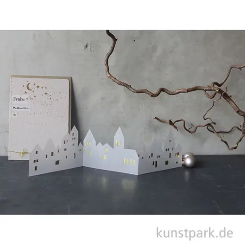 Artikelbild 2 des Artikels “Good old friends - Winter Silhouetten Karte, Frohe Weihnachten “