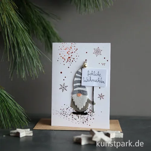 Artikelbild 2 des Artikels “Good old friends - Winterwichtel Karte, Fröhliche Weihnachten “