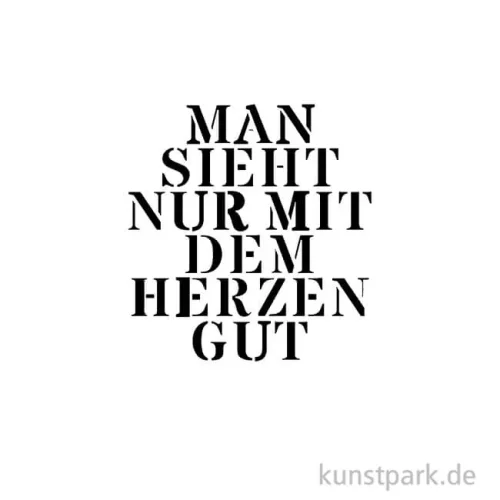 Artikelbild 2 des Artikels “Grafische Schablonen - Man sieht nur, Größe 82x86 mm “