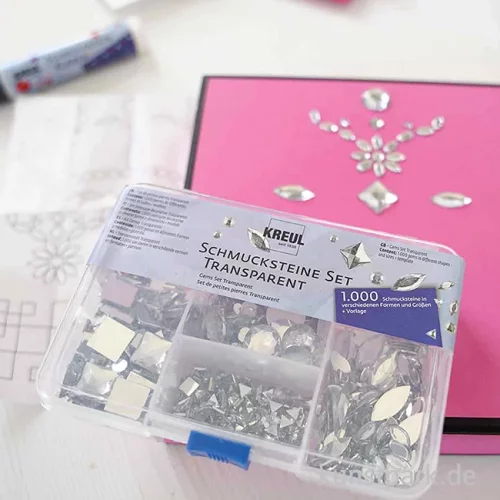 Artikelbild 2 des Artikels “KREUL Schmucksteine Set - 1000 Teile, Transparent “