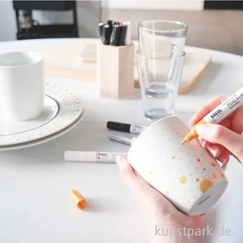 Artikelbild 2 des Artikels “KREUL Tasse groß, weißes Porzellan “