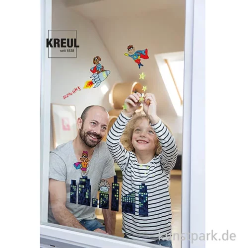 Artikelbild 2 des Artikels “KREUL Window Color Glas Design Aktions-Set zum Sparpreis, 6 x 80 ml “