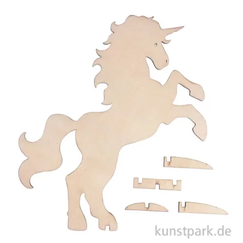 Artikelbild 2 des Artikels “Holz-Einhorn zum Stellen, 19x24 cm “