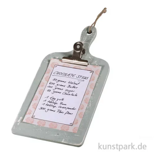 Artikelbild 2 des Artikels “Holz-Klemmbrett Mini, 13,5x28x0,7 cm “
