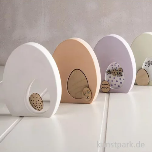 Artikelbild 2 des Artikels “Holz Ostereier, Natur, 2-8 cm, 9 Stück “