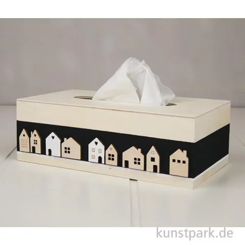 Artikelbild 2 des Artikels “Holz Streuteile Mini Haus, Natur, 2,5-3,5 cm, 24 Stück “