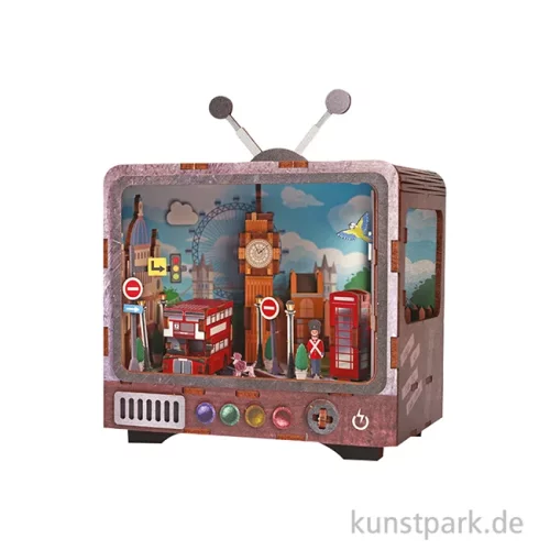 Artikelbild 2 des Artikels “Holzbausatz 3D, TV, Miniatur London “